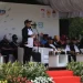 Khalawi Abdul Hamid (Ketua Harian PB PERGATSI) memberikan kata sambutan dan membuka secara resmi acara BK PON XXI di Lapangan Gateball, Kampus ITSB, BSD City pada Rabu (21/6) lalu.