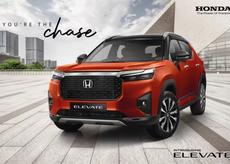Pertama Kali di Dunia, Honda meluncurkan produk SUV Ukuran Sedang Honda Elevate di India