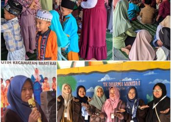 Perkuat Sosial Keagamaan Anak Usia Dini Melalui Peringatan Maulid Nabi di TK Dharma Wanita 1 Lemah Putih