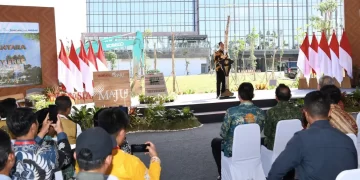 Presiden Joko Widodo meresmikan Hotel Swissotel Nusantara dan melakukan groundbreaking Nusantara Mall Duty Free di Ibu Kota Nusantara (IKN) pada Jumat, 13 September 2024. Foto: BPMI Setpres/Kris