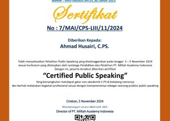 Dokumen Certified Public Speaking