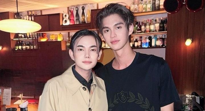 Potret Keakraban Ryans Rayel Selfie Bareng Bright Vachirawit di Event Burberry di Jakarta
