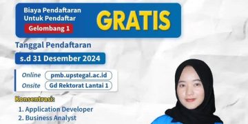 Penerimaan Mahasiswa Baru S1 Sistem Informasi UPS Tegal Tahun Akademik 2025/2026