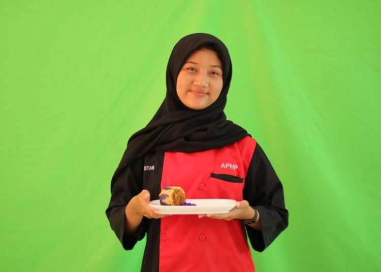 Hasil Masakan Siswa APHP MAN 2 Bantul: Floss Roll Bunga Telang Curi Perhatian Penilai
