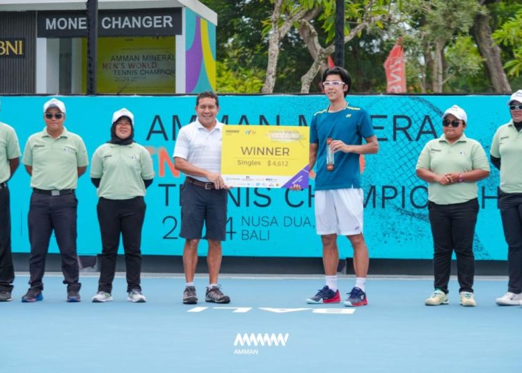 Hyeon Chung Juara Tunggal Putra di M-25 Amman Mineral Men's World Tennis Championship 2024, Dirut Lani Sardadi Bangga Acara Berjalan Lancar