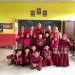 Foto Mahasiswa Bersama Guru dan Murid-Murid