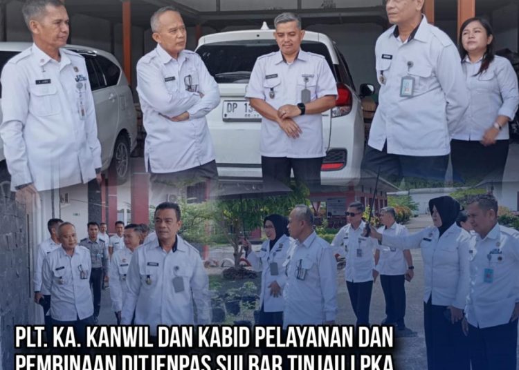 Plt. Ka. Kanwil Ditjenpas Sulbar Tinjau LPKA, LPP, dan Rupbasan