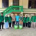 KKN-PPM 112 Unimal Menyerahkan Tempat Sampah Kepada Aparat Gampong