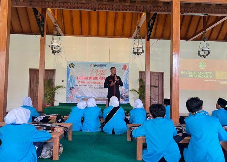 OSIM MTsN 6 Bantul Gelar LDK, Materi Keorganisasian Hadirkan Pengurus Kwarcab Bantul