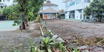Hari ke-10 Pembongkaran Gedung MTsN 6 Bantul Telah Rata dengan Tanah