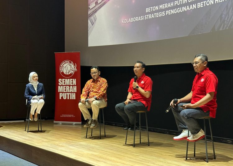 semen merah putih, beton merah putih, konstruksi, material konstruksi, material ramah lingkungan, beton, beton hijau, beton ramah lingkungan,