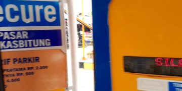 Sepinya Pasar Rangkasbitung, Pedagang Keluhkan Portal Berbayar