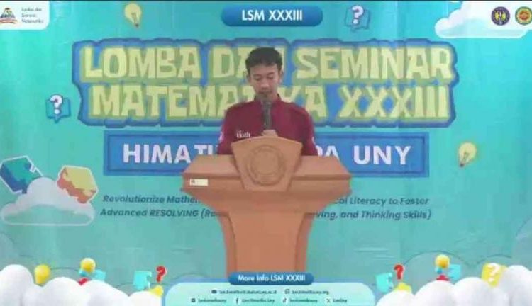 Siswa MAN 2 Bantul Ikuti Lomba Seminar dan Matematika XXXIII UNY