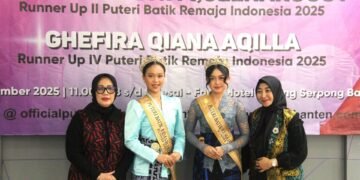 Press Conference : Akeela Tsabita Queenarousy dan Ghefira Qiana Aqilla Runner Up Puteri Batik Remaja Indonesia 2025