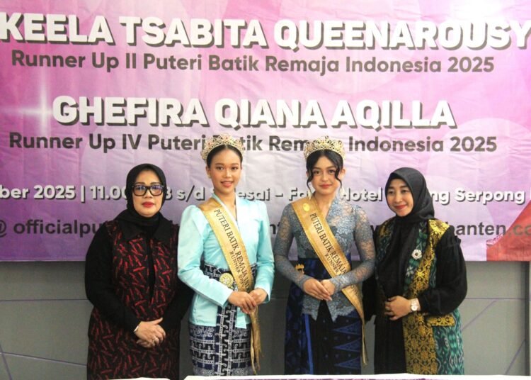 Press Conference : Akeela Tsabita Queenarousy dan Ghefira Qiana Aqilla Runner Up Puteri Batik Remaja Indonesia 2025