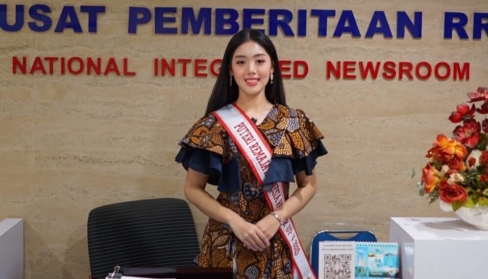 Nayyara Azarine Farrashila, Runner Up V Puteri Remaja Indonesia 2025, Lakukan Advokasi Wisata Edukasi Media di RRI