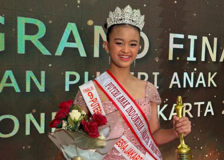 Prameswari Nararya Iswandaru Putri Raih Gelar Puteri Anak Indonesia Jakarta Pariwisata 2026