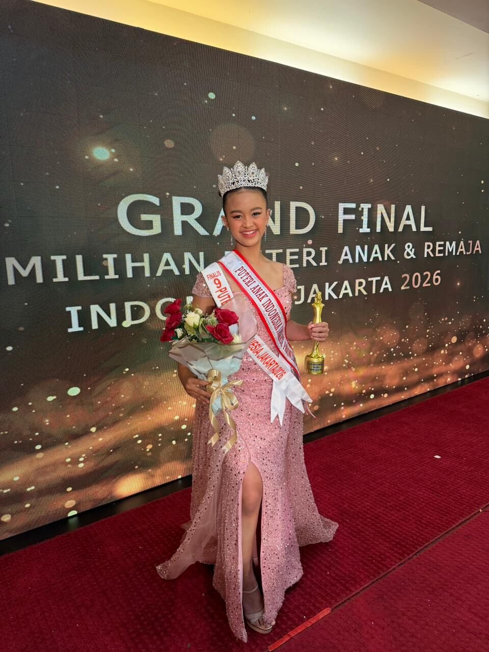 Prameswari Nararya Iswandaru Putri Raih Gelar Puteri Anak Indonesia Jakarta Pariwisata 2026