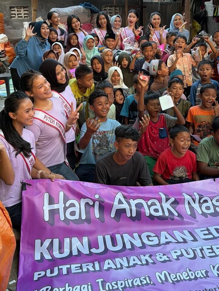 Definisi Real Beauty! Puteri Anak dan Puteri Remaja Banten 2026 dan juga dihadiri oleh Puteri Anak dan Remaja Indonesia Banten 2025 Rayakan Hari Anak Nasional Bareng Anak-Anak Lapak Pemulung